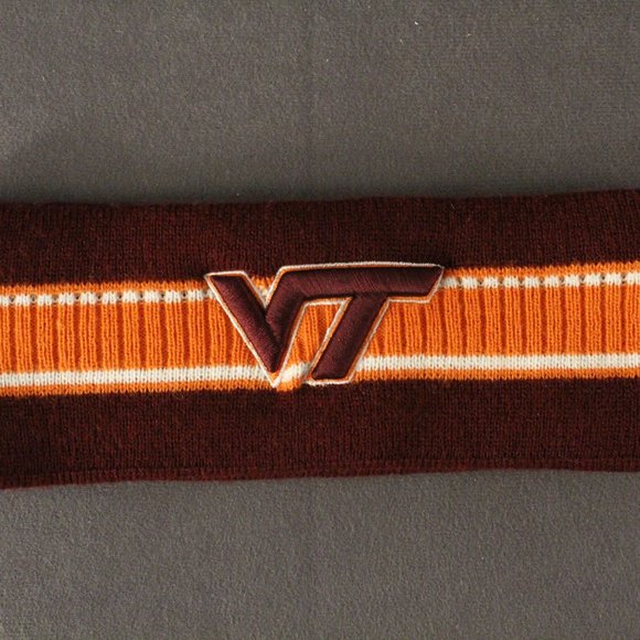 Virginia Tech Football Logo Knit Sweatband - Picture 2 of 2